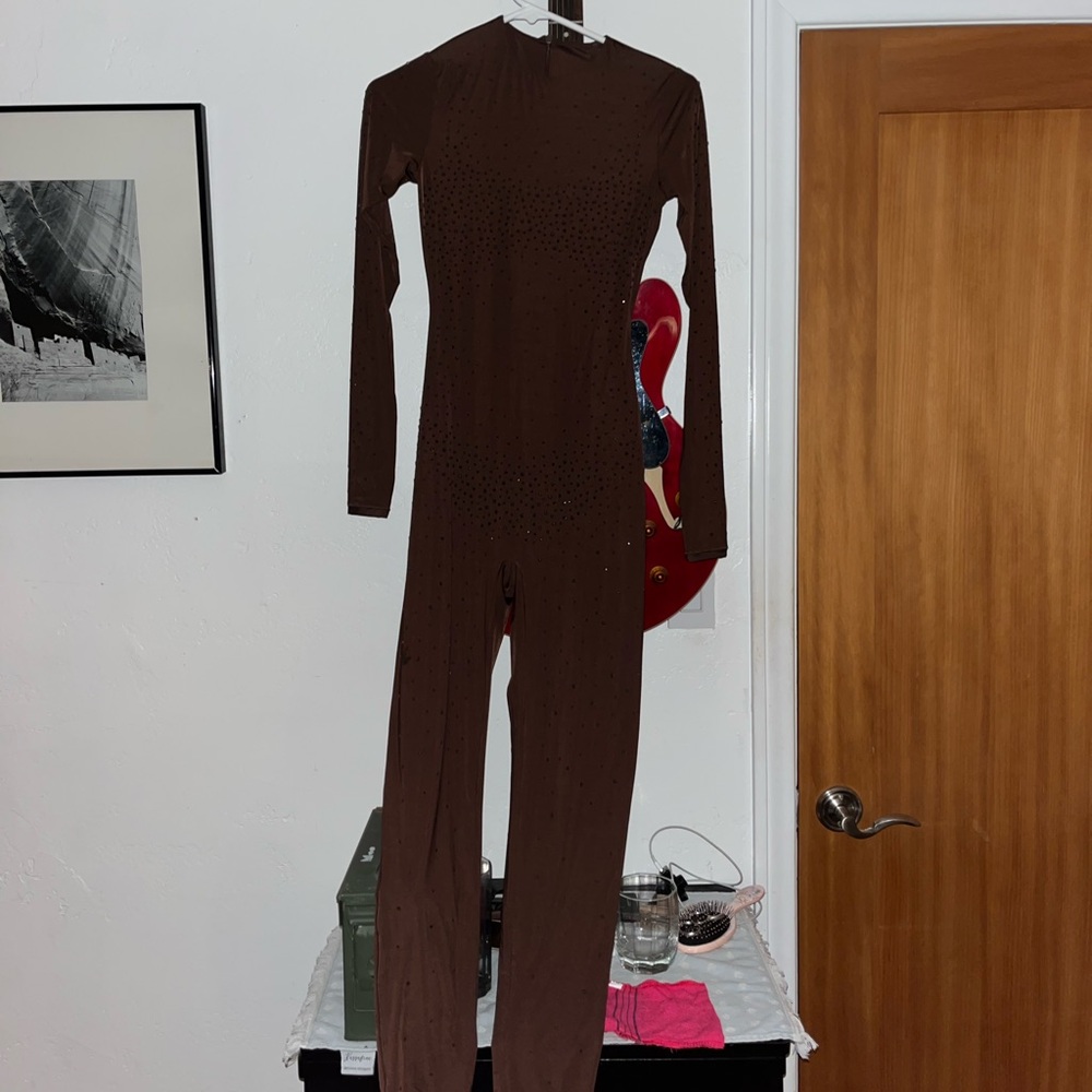 Skims Swarovski catsuit